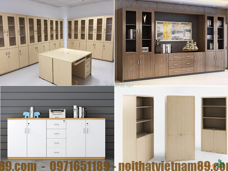 Tủ văn phòng, tủ đựng hồ sơ công ty. Thiết kế đẹp, tiện dụng